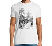 Camiseta Hombre Manga Corta Sketch Japan laTostadora