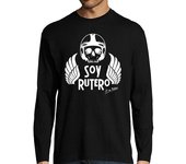 Camiseta Hombre Manga Larga Hombre, manga larga, negra laTostadora