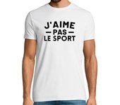 Camiseta Hombre Manga Corta No me gusta el deporte laTostadora