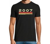 Camiseta Hombre Manga Corta 2007 vintage-año 000024 laTostadora