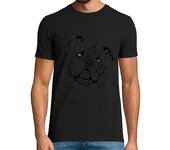 Camiseta Hombre Manga Corta bulldog inglés animales perro doméstico laTostadora