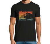 Camiseta Hombre Manga Corta Retro Vintage Truck Driver Gift Idea laTostadora