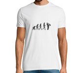 Camiseta Hombre Manga Corta Evolución del Saxofonista laTostadora