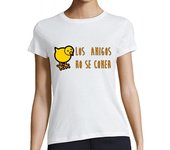 Camiseta Mujer Manga Corta Los Amigos No Se Comen! laTostadora
