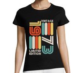 Camiseta Mujer Manga Corta estilo vintage retro 1973 limitada laTostadora