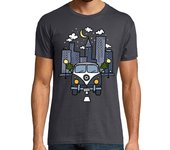 Camiseta Hombre Manga Corta Vintage Life laTostadora