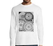 Camiseta Hombre Manga Larga Hombre, manga larga, blanco laTostadora