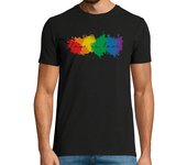 Camiseta Hombre Manga Corta LOVE IS LOVE laTostadora