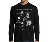 Camiseta Hombre Manga Larga Hombre, manga larga, negra laTostadora
