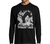 Camiseta Hombre Manga Larga Hombre, manga larga, negra, parkour laTostadora
