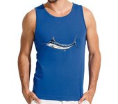Camiseta Hombre Sin Mangas Marlin azul Hombre, sin mangas, azul royal laTostadora
