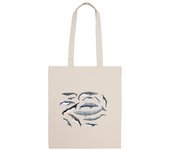 Bolsa De Tela Ronda de ballenas bolsa bandolera laTostadora