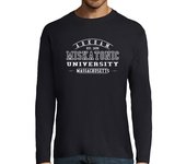 Camiseta Hombre Manga Larga Miskatonic University realista laTostadora