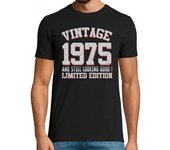 Camiseta Hombre Manga Corta vintage 1975 y stiil que parece bueno laTostadora