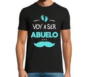 Camiseta Hombre Manga Corta Voy a ser abuelo laTostadora