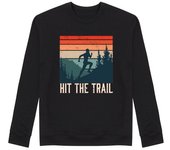 Sudadera Sin Capucha Unisex golpear el sendero retro amante de las laTostadora