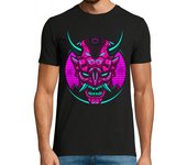 Camiseta Hombre Manga Corta Retro mechanic samurai laTostadora