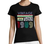 Camiseta Mujer Manga Corta 1989 Vintage - Limited Edition laTostadora