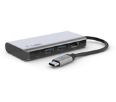 adaptador multimedia belkin avc006btsgy usb-c a usb-c pd 2xusb 3.0 hdmi 4k 100w