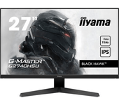 iiyama monitor 27  ete ips-panel gaming, g-master black hawk, freesync, 1920x1080@75hz, 250cd mâ², hdmi, displayport, 1ms