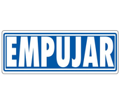 senal  empujar  175x65 pvc gris archivo 2000 6177-04 gs