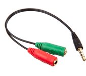 adaptador innobo minijack a auricular y microfono