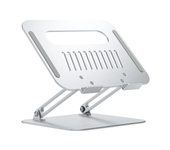 aisens soporte de sobremesa xl 10-17 ajustable para portatil   tablet, plata