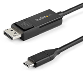 6.6 ft. usb c to displayport 1.2 cable-bidirectional-8k 60 hz