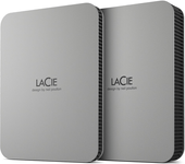 lacie mobile drive 2 tb usb 3.1 usb type c moon silver w resc ue