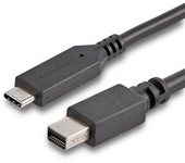1.8m   6ft usb c to mini dp cable - 4k 60hz - bla ck