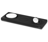 base de carga inalambrica belkin wiz016vfbk magsafe 3 en 1 apple iphone airpods watch negro