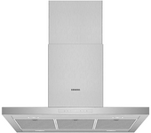 Campana - Siemens LF97BCP50 iQ500, Decorativa, 5 velocidades, 690 m³/h, Iluminación LED, 90 cm, A+, Inox