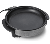 REACONDICIONADO Seminuevo Excelente Multicazuela paellera - Tristar PZ-2963, 280ºC, 1500W, 5 temperaturas, 30cm, Inox/Negro