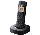 REACONDICIONADO Seminuevo Muy bueno Teléfono - Panasonic KX-TGC312SPB Duo, Inalámbrico, 50 contactos, Pantalla LCD, Bloqueo de llamadas, Negro