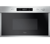 REACONDICIONADO Seminuevo Excelente Microondas integrable - Whirlpool AMW 442/IX, 22L, 750W, Función Crisp, Jet Start, Inox