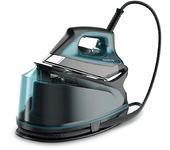 REACONDICIONADO Seminuevo Excelente Centro de planchado - Rowenta DG7623 Compact Steam Pro, 2200W, 6.3bar, 325g/min, 1.1L, Suela Microsteam 400HDLáser