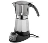 Cafetera tradicional - De' Longhi EMK9 ALICIA, Hasta 9 tazas, Apagado automático, Transparente