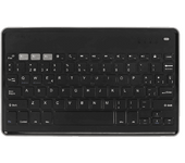 Teclado inalámbrico - SilverHT Wireless Bluetooth, Universal, Carga Micro USB, Gris