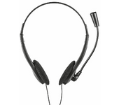 Auriculares - Trust Primo, De diadema, Con cable, Jack 3.5 mm, Para PC/ Portátil, Negro