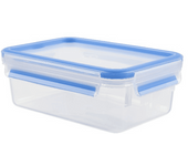 Tupper - Tefal Clip&Close K30211, Rectangular, 0.55 L, Plástico