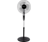 REACONDICIONADO Seminuevo Muy bueno Ventilador de pie - Orbegozo SF0148, 50W, 3 velocidades, Rejilla seguridad
