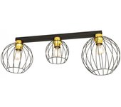 Regleta de techo indo oro (3 luces)