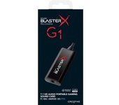 Sound BlasterX G1 7.1 canales USB, Tarjeta de sonido