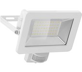 goobay Foco LED 53873 de 30 W - Foco LED de 30 W - Luz blanca neutra 4000 K - 2550 lúmenes - Ángulo de haz de 100 grados - Grado de protección IP65 - Blanco