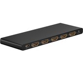 goobay 58483 Divisor HDMI 1 a 4/HDMI Compatible con resoluciones de hasta 4K a 60 Hz / 1 señal de Entrada HDMI a hasta 4 Salidas HDMI como televisor, Monitor, proyector, PS5 y Xbox