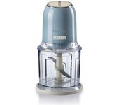 Picadora - Ariete 438/05, 650 W, 0,6 litros, Picahielos, Vintage Azul