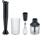 Batidora de Mano - Alessi Plisse MDL10S B, 500W, Negro, Accesorios