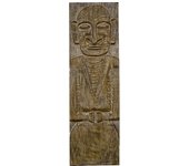 Panel tallado figura primitiva