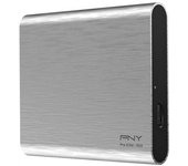 PNY Pro Elite SSD 250GB USB-C Plata