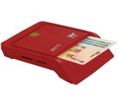Woxter Lector de DNIe Combo Rojo